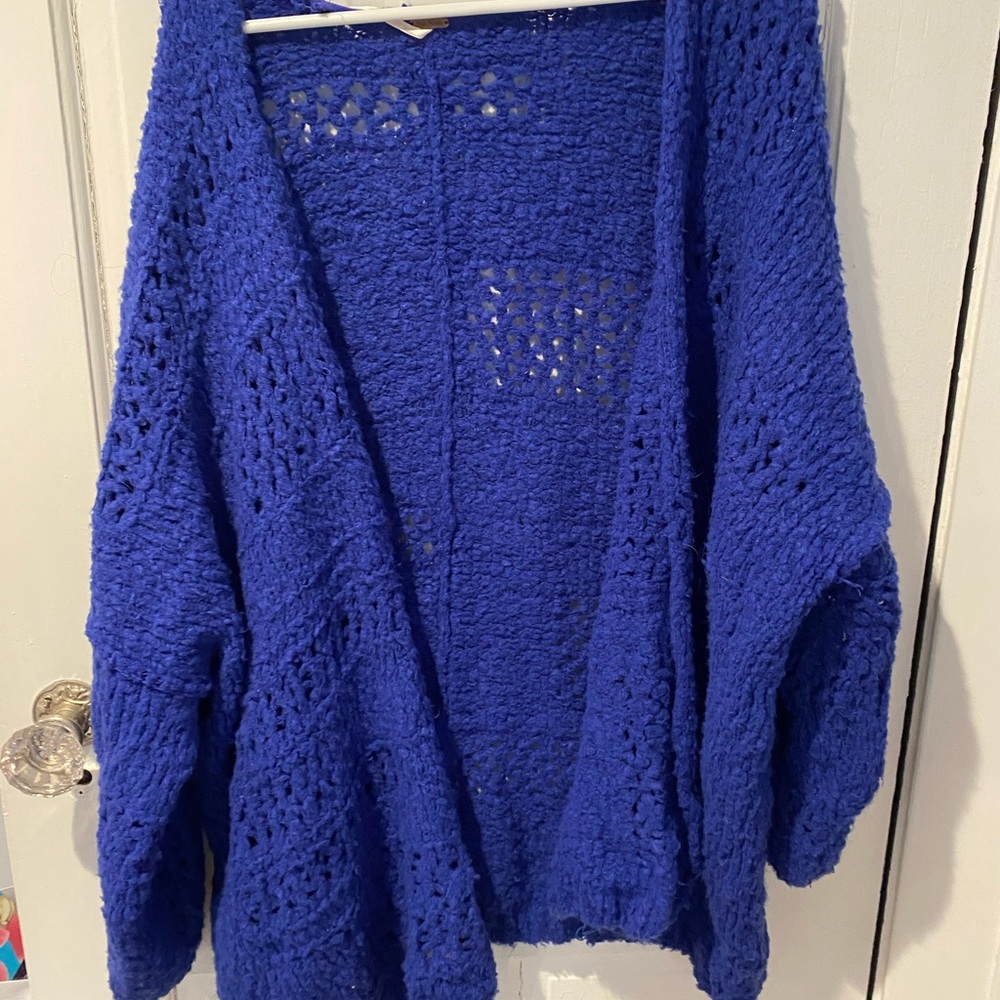 Free people open knit cardigan